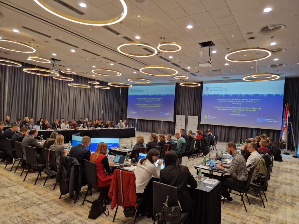 1. konstituirajuća sjednica Odbora za praćenje Programa Učinkoviti ljudski potencijali 2021.-2027.