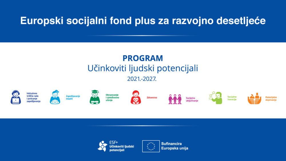 Najava konferencije „Europski socijalni fond plus za razvojno desetljeće“